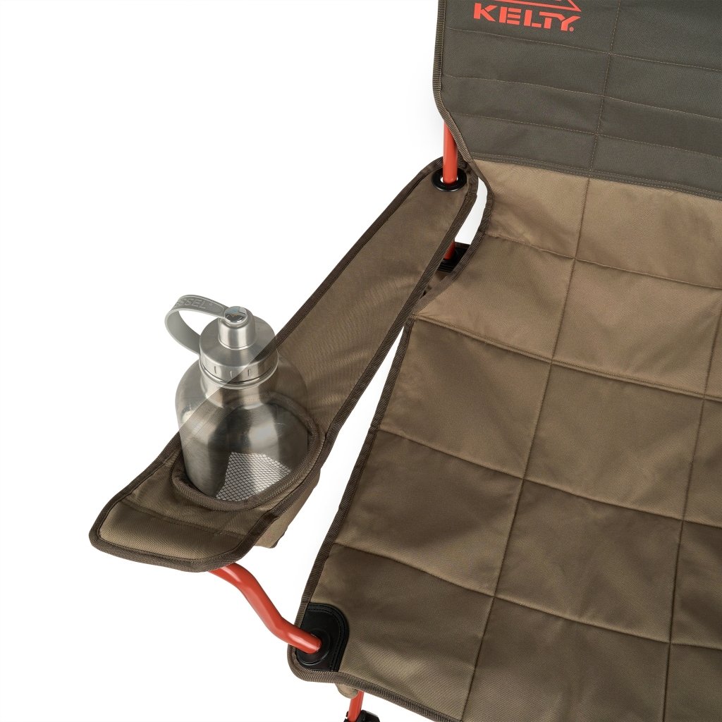 Kelty Deluxe Lounge Single Camp Chair in Bungee Cord/Beluga - Hill and Dale Outdoors