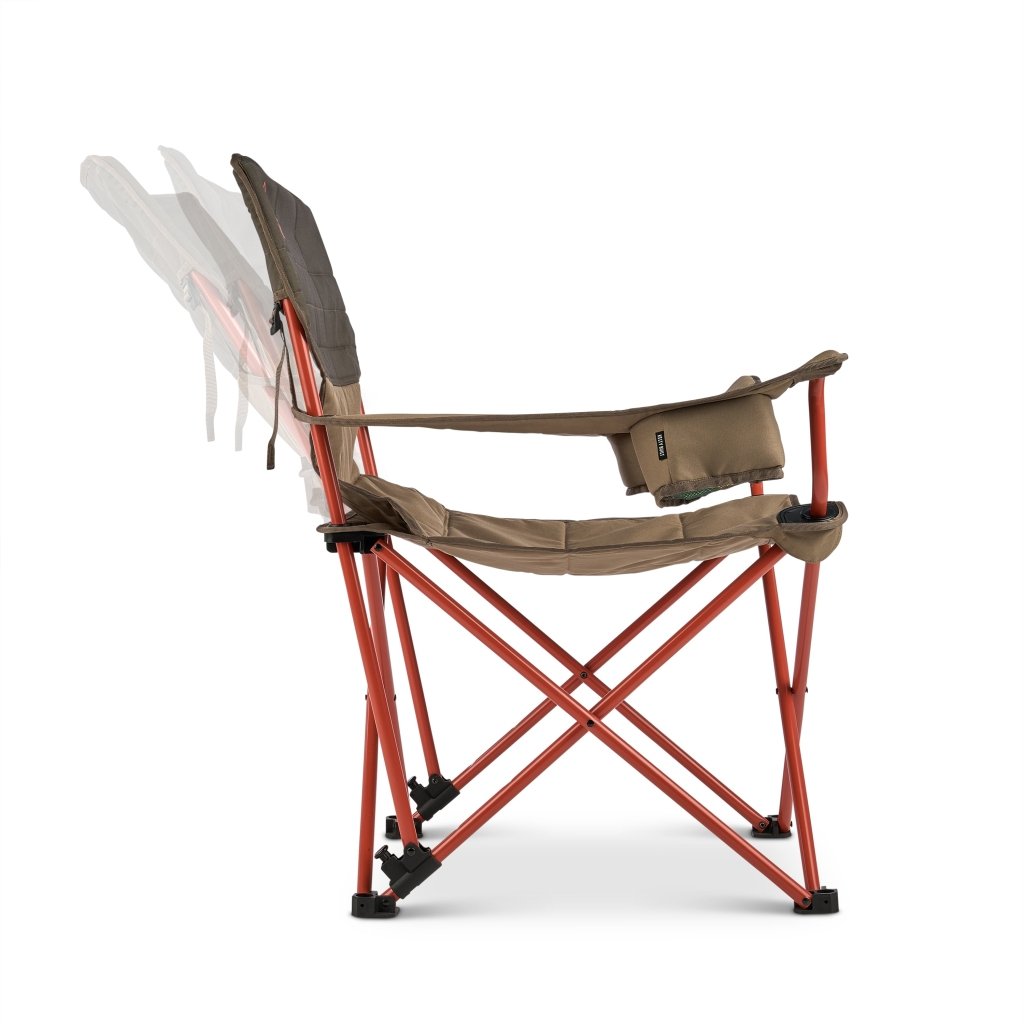 Kelty Deluxe Lounge Single Camp Chair in Bungee Cord/Beluga - Hill and Dale Outdoors