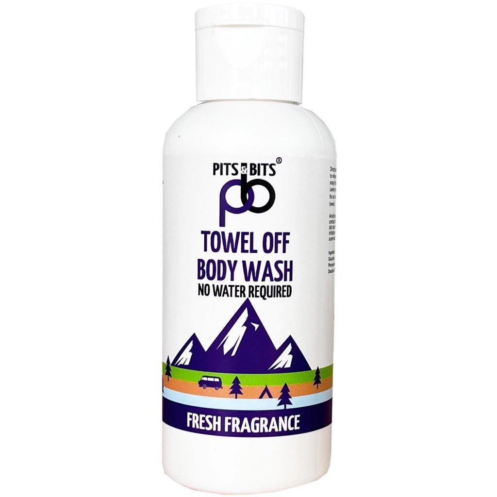 Pits & Bits Towel Off Body Wash - Fresh Fragrance 500ml - Hill and Dale Outdoors