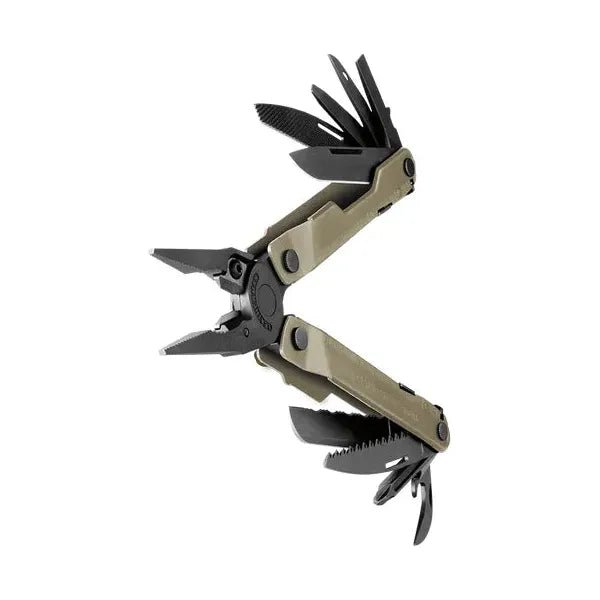 Leatherman Rebar® Multi - Tool with Nylon Sheath - Coyote & Black - Hill and Dale Outdoors