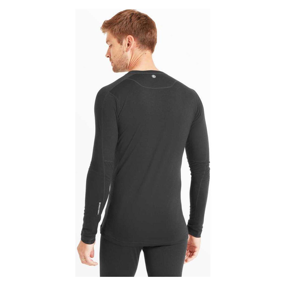 Artilect Boulder 125 Long Sleeve Crew Merino Men&#39;s Baselayer - Black