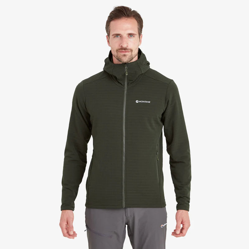 Montane Protium XT Hooded Fleece Jacket - Oak Green