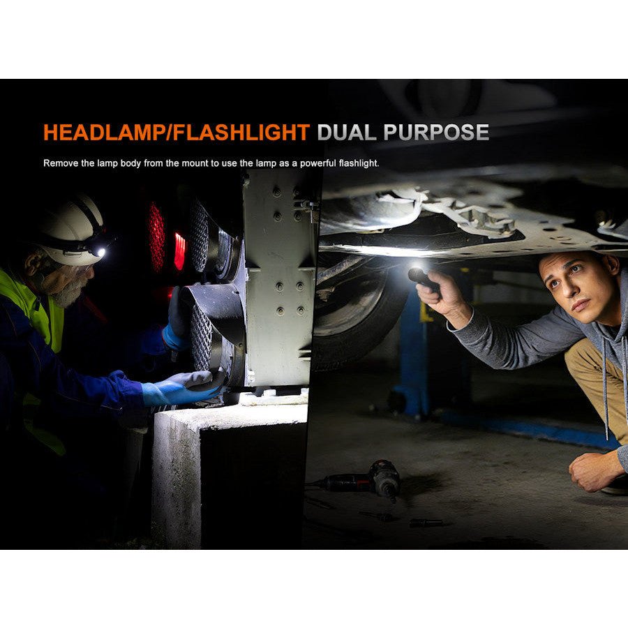 Fenix HM61R V3.0 1600 Lumens Magnetic Rechargeable Headtorch/Handtorch - Hill and Dale Outdoors