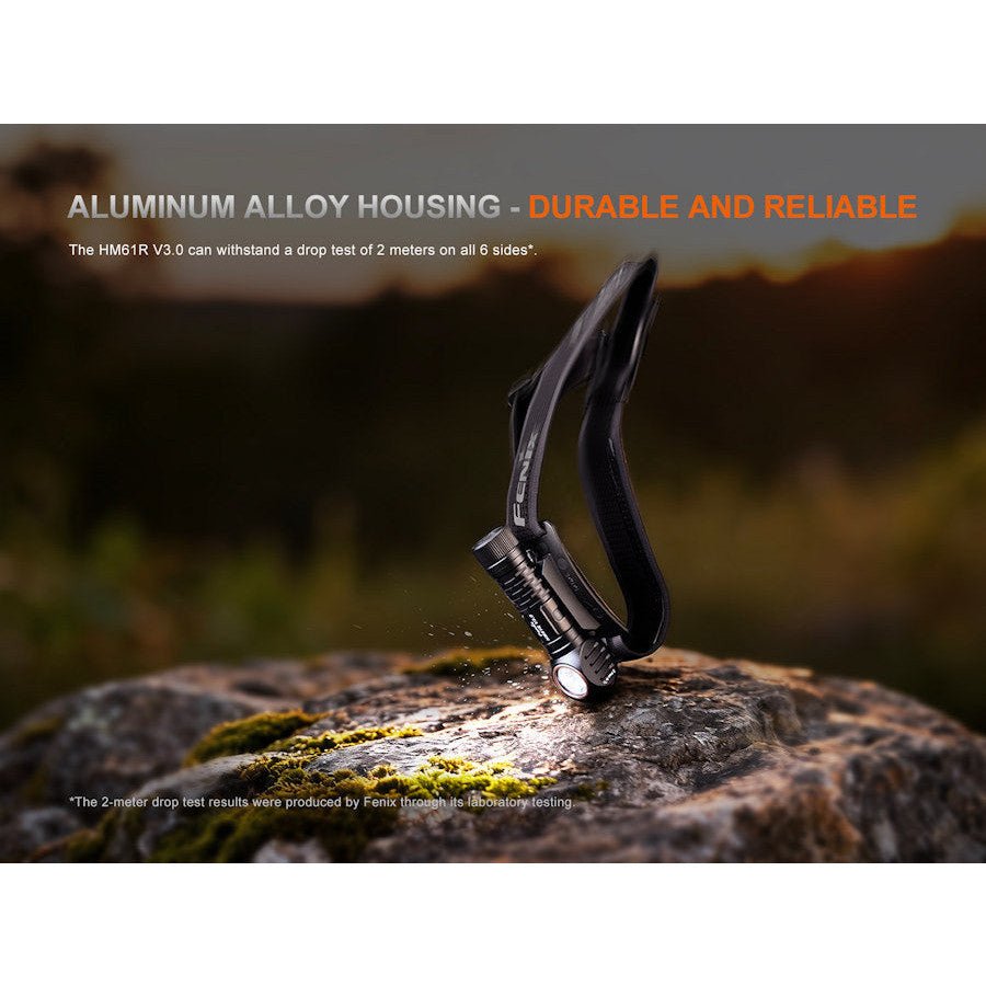Fenix HM61R V3.0 1600 Lumens Magnetic Rechargeable Headtorch/Handtorch - Hill and Dale Outdoors