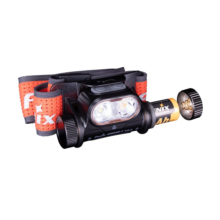Fenix HM65R - T V2.0 Trail Running USB Rechargeable Headtorch - Black - Hill and Dale Outdoors