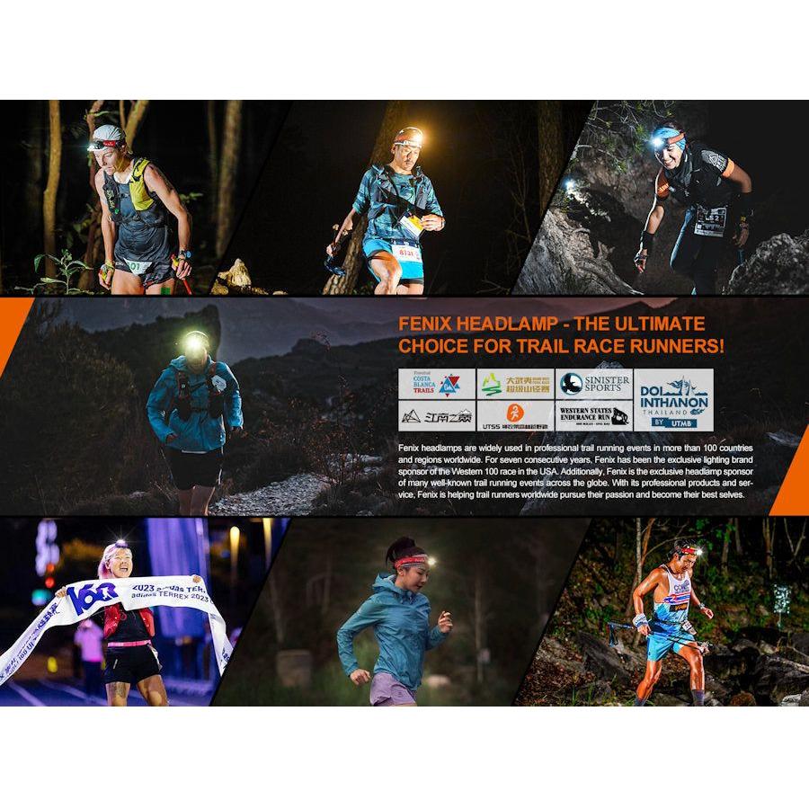 Fenix HM65R-T V2.0 Trail Running USB Rechargeable Headtorch - Black - Ex-Demo - Hill and Dale Outdoors