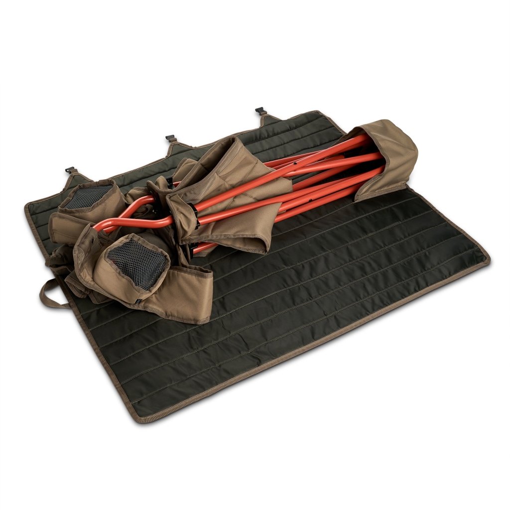 Kelty Deluxe Lounge Single Camp Chair in Bungee Cord/Beluga - Hill and Dale Outdoors