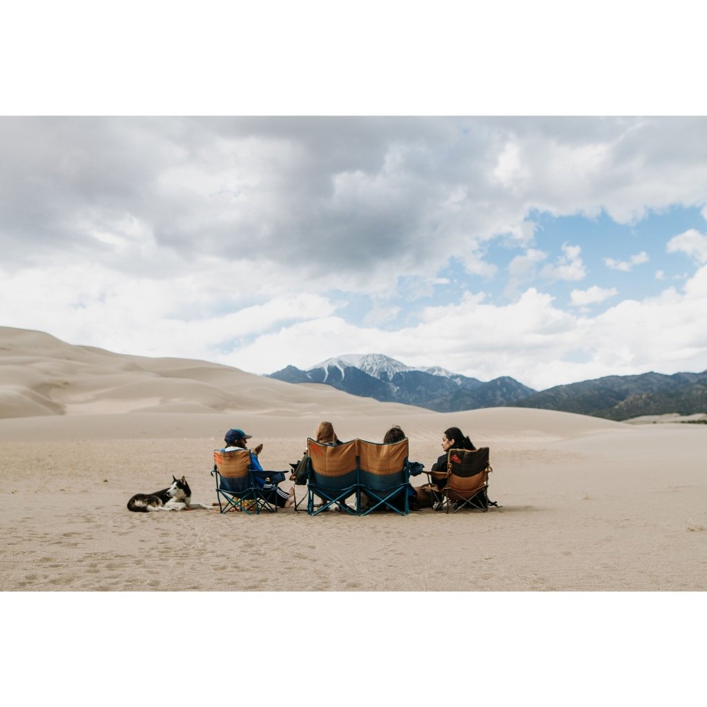 Kelty Low - Loveseat Double Camping Chair in Deep Lake/Fallen Rock - Hill and Dale Outdoors