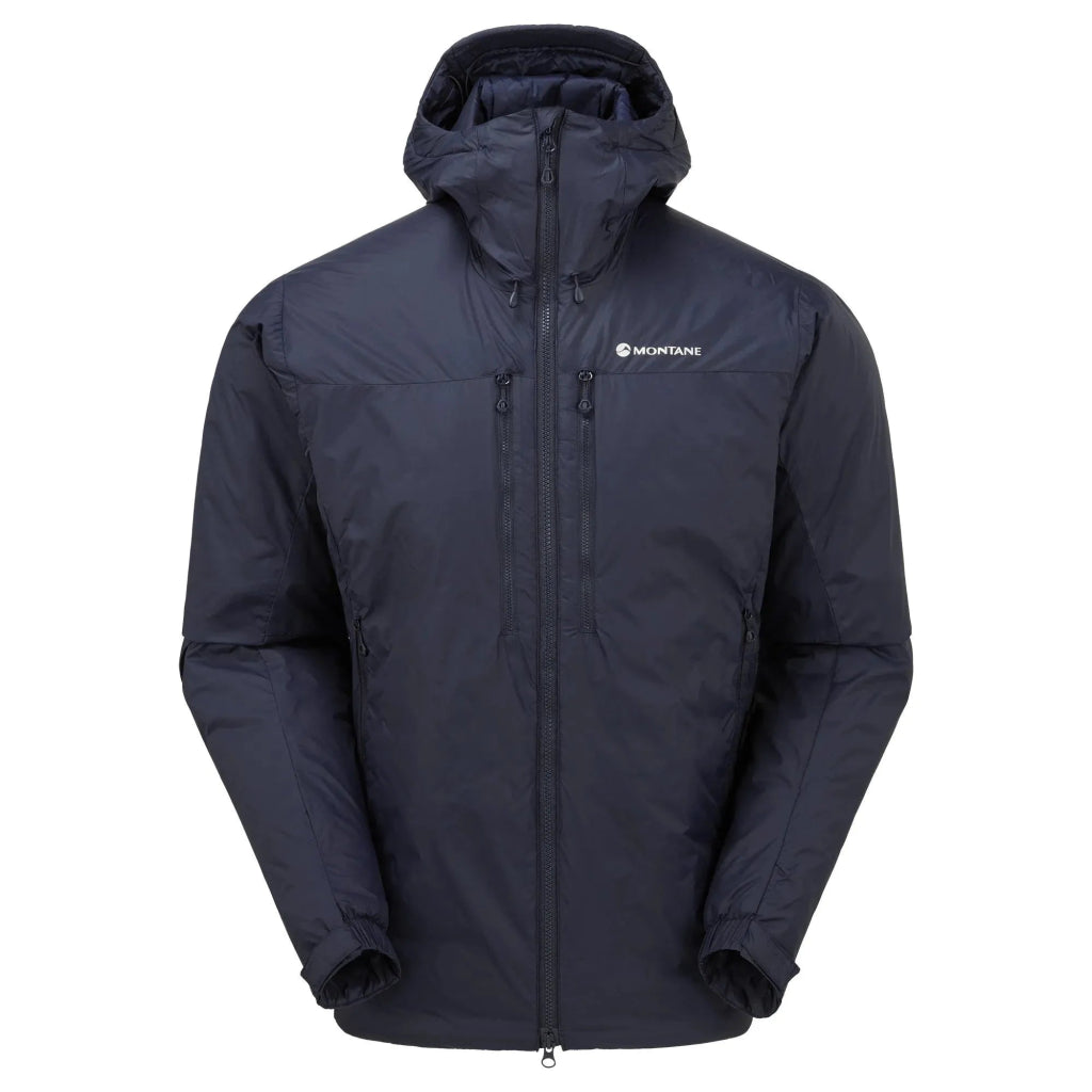 Montane Men&#39;s Respond XT Hooded Synthetic Insulated Jacket - Eclipse Blue - Hill and Dale Outdoors