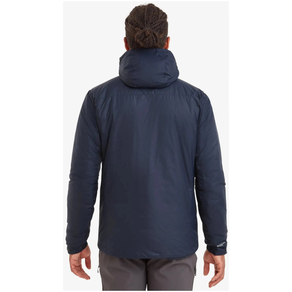 Montane Men&#39;s Respond XT Hooded Synthetic Insulated Jacket - Eclipse Blue - Hill and Dale Outdoors