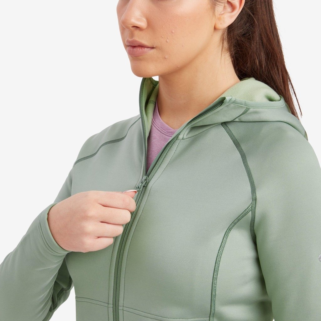 Montane Women's Fury Hooded Fleece Jacket - Black - Hill and Dale Outdoors