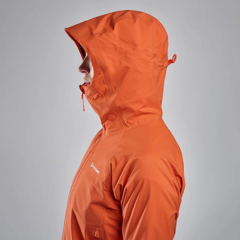 Montane Women's Phase Lite GTX Waterproof Jacket - Tigerlily - Hill and Dale Outdoors