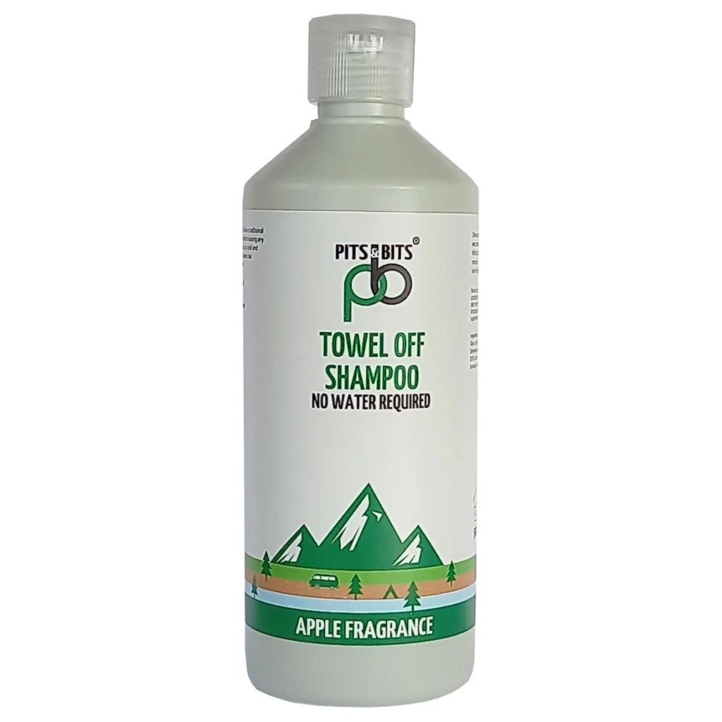 Pits & Bits Towel Off Shampoo - Apple Fragrance 500ml - Hill and Dale Outdoors