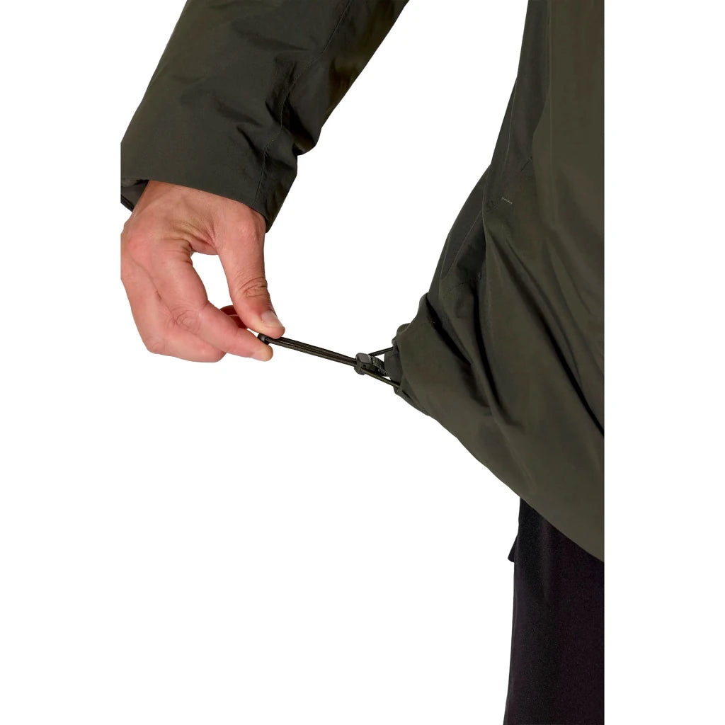 Rab Men's Valiance jacket hem drawcord toggle detail