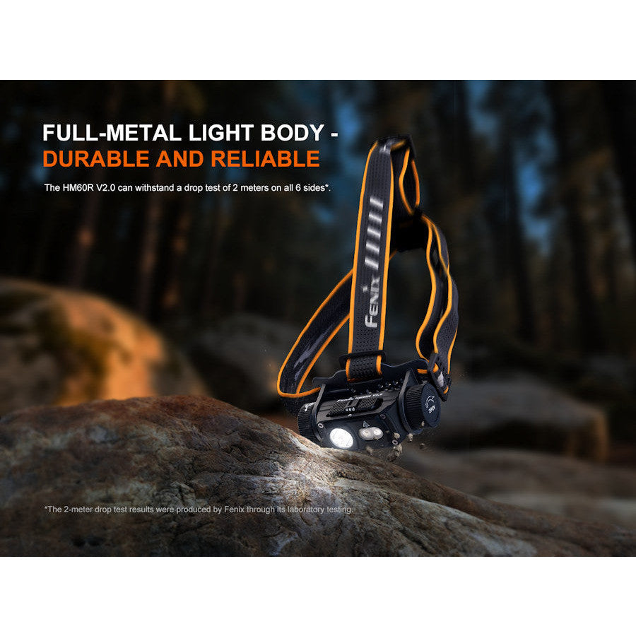 Fenix HM60R V2.0 1600 Lumens Rechargeable Headtorch