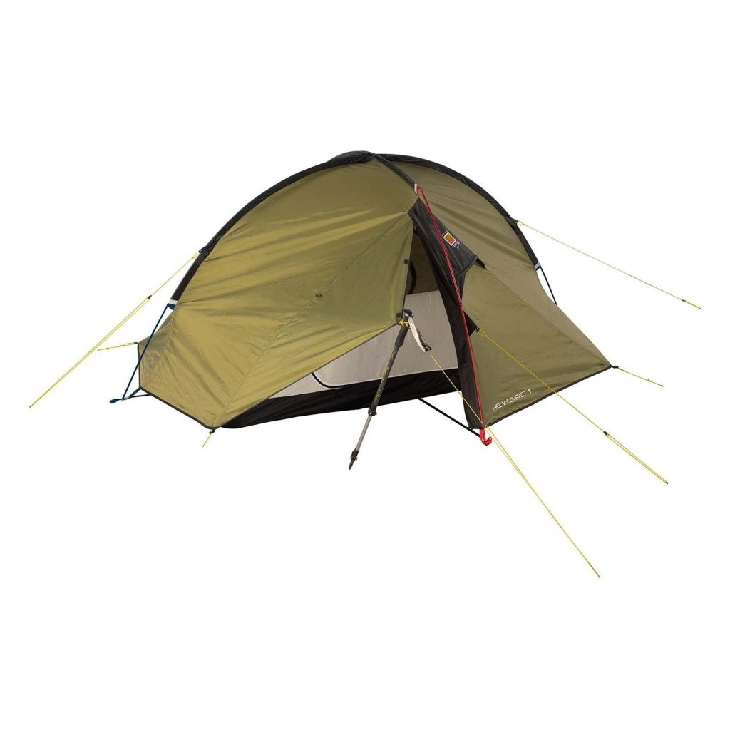 Wild Country Helm Compact 1 One - Person Tent - Green (2025) - Hill and Dale Outdoors
