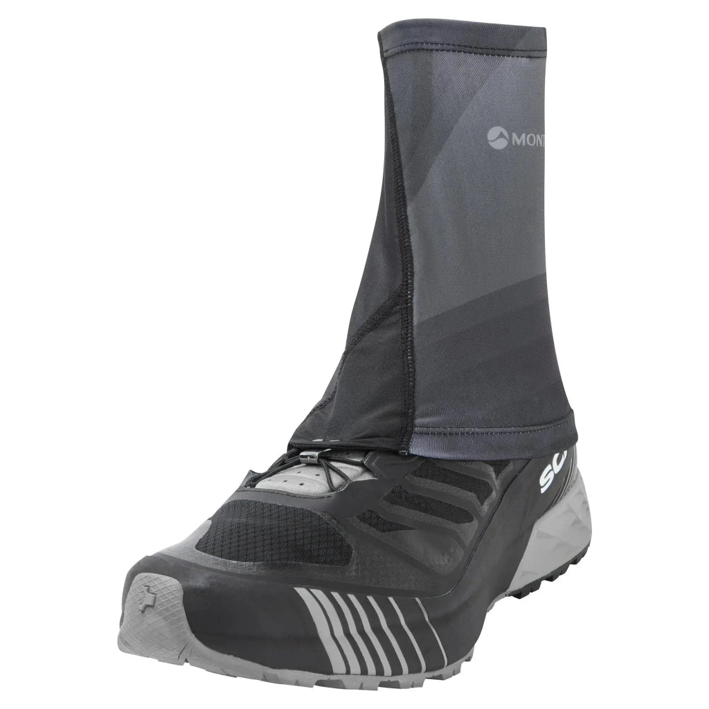 Montane Trail Lite Running Gaiters - Black - Small - Hill and Dale Outdoors